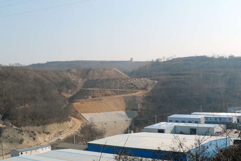 石鼓山隧道出口棄渣場